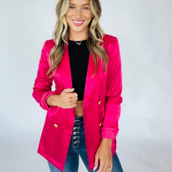 Gee Gee Jackets & Blazers - 2x viva magenta blazer